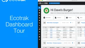 screenshot of Ecotrak Facility Management Software